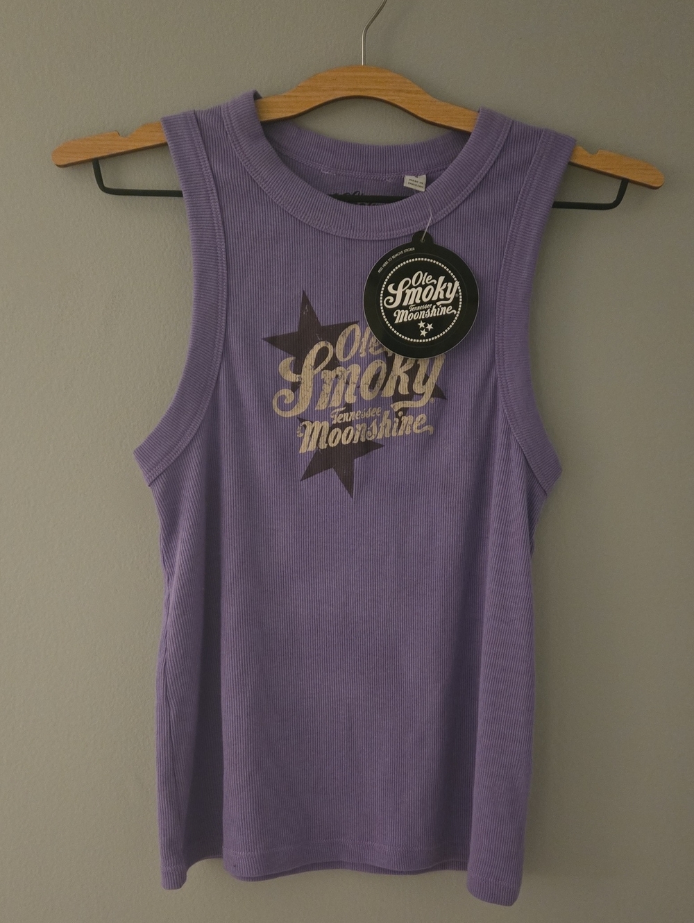Ole Smoky Lavender Ribbed Tank Top